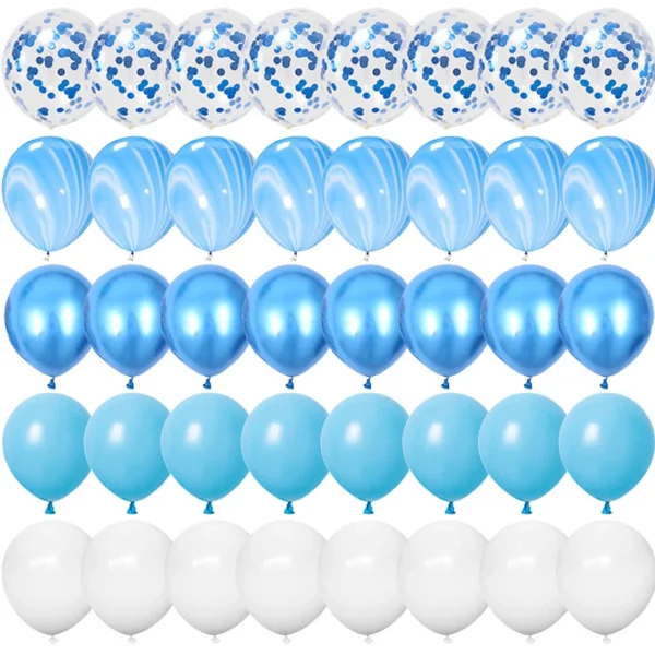 40pcs 12inch Rose Gold Confetti Latex Balloons Happy Birthday Party Decorations Kids Adult Boy Girl Baby Shower Wedding Supplies - Image 3