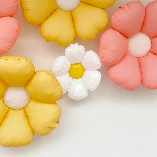 6pcs Flowers, daisies, balloons, party decorations, cute arrangement - Image 2